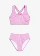 Gerippter Bustier-Bikini (2-tlg.Set), bonprix