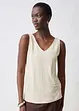 Tanktop aus Leinen, bonprix