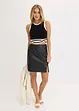 Cropped Strick-Top mit gewistetem Saum, bonprix
