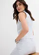Wide-Leg-Jeans High Waist, cropped, bonprix