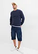 Bermuda en jean cargo, coupe loose, bonprix