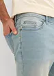 Stretch-Jeans-Bermuda mit verstärktem Schritt, Regular Fit, bonprix