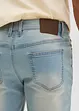Stretch-Jeans-Bermuda mit verstärktem Schritt, Regular Fit, bonprix