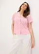 Modische Lochstickerei-Bluse, bonprix