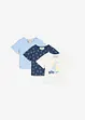 T-Shirt aus reiner Bio-Baumwolle (3er Pack), bonprix