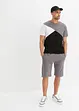 T-shirt et bermuda sweat (ens. 2 pces), bonprix