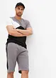 T-shirt et bermuda sweat (ens. 2 pces), bonprix