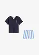 Shirt und kurze Hose aus reiner Bio-Baumwolle (2-tlg.Set), bonprix