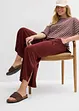 Pantalon en jersey à taille élastiquée, bonprix