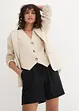 Leinen-Paperbag-Shorts, bonprix