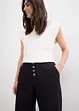 Pantalon palazzo en lin mélangé, bonprix