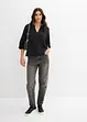 Oversize-Bluse aus Musselin, bonprix