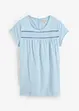 T-shirt en coton avec dentelle, bonprix