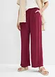Pantalon palazzo en viscose douce, bonprix