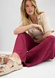 Pantalon palazzo en viscose douce, bonprix
