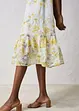 Robe longue en ramie avec un bel imprimé floral, bonprix