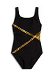 Maillot 1 pièce sculptant, maintien léger, bonprix