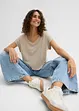 Oversized-Shirt aus fließendem Viskose-Mix, bonprix