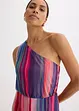 One-Shoulder-Kleid aus softem Mesh, bonprix
