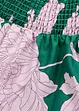 Robe col Bardot imprimée 100% coton, bonprix