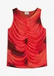 bedrucktes Top aus softem Mesh, bonprix