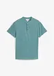 Chemise manches courtes à col montant en gaze de coton douce, bonprix