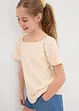 Blouse en jersey à broderies anglaises, bonprix