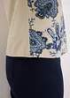 T-shirt imprimé paisley avec un galon de dentelle, bonprix