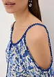 Haut en viscose avec bordure en dentelle, bonprix