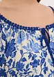 Haut en viscose avec bordure en dentelle, bonprix