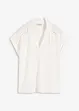 Poloshirt aus Viskose- Pique mit Spitzeneinsatz, bonprix
