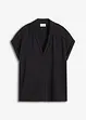 Poloshirt aus Viskose- Pique mit Spitzeneinsatz, bonprix