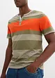 T-shirt col Henley manches courtes, bonprix