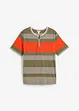 T-shirt col Henley manches courtes, bonprix