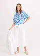 Jupe-culotte en coton mélangé extensible, bonprix