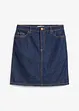 Jeansrock Mid Waist, Low Stretch, bonprix