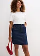 Jeansrock Mid Waist, Low Stretch, bonprix