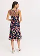 Robe midi avec broderies florales, bonprix