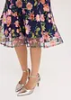 Robe midi avec broderies florales, bonprix