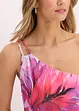 Robe une épaule en crêpe texturé, bonprix