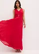 Chiffonkleid mit Plisseé-Rock und Accessoire-Schnalle, bonprix