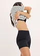 Lot de 4 boxers femme mi-longs taille haute, bonprix