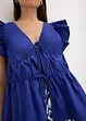Bluse mit Bindebändern aus reiner Baumwolle, bonprix