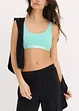 Lot de 2 brassières en coton, bonprix