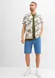 Chemise manches courtes Slim en viscose, bonprix