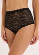 Lot de 3 slips taille haute en dentelle, bonprix