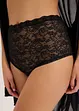 Lot de 3 slips taille haute en dentelle, bonprix