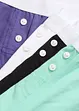 Lot de 4 boxers femme coton mi-longs, bonprix