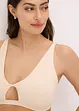 Lot de 2 soutiens-gorge bralette coton, bonprix