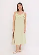 Robe midi à encolure volantée, bonprix